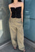Sweater tube top in black — main image