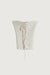 Sweater tube top in ivory — main image