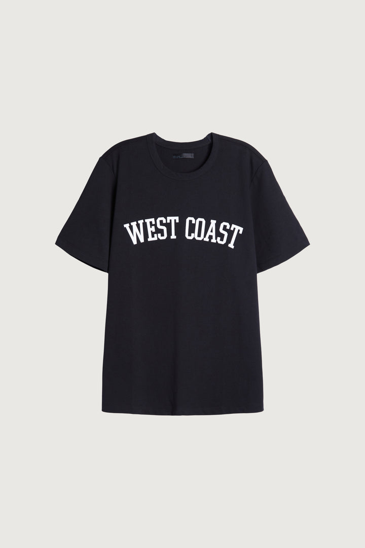 WEST COAST EAST COAST T-SHIRT in Black East — alternate angle