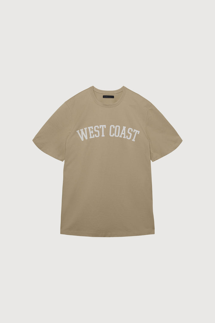 WEST COAST EAST COAST T-SHIRT in Spray Green West — alternate angle