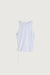 Tank top with side tie in white — main image