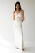 Lace camisole tank top in cream — main image