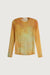 Gradient sheer top in yellow — main image