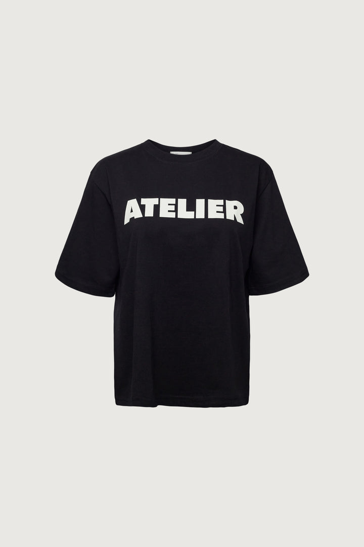 ATELIER GRAPHIC T-SHIRT in Black — alternate angle