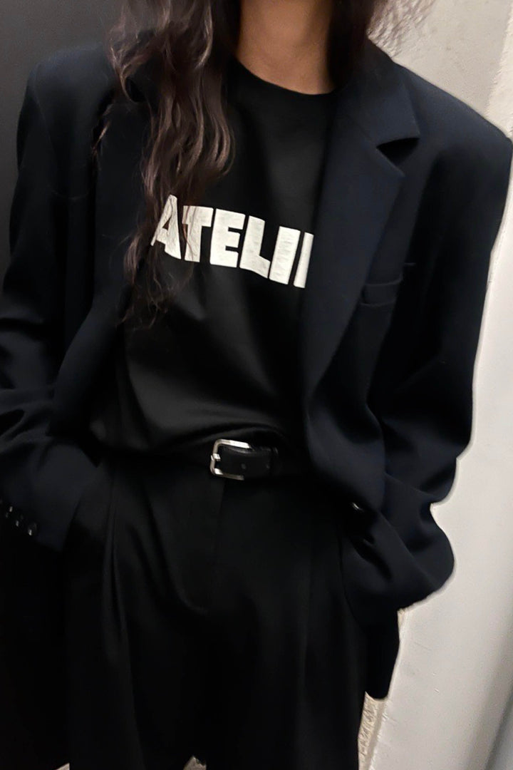 ATELIER GRAPHIC T-SHIRT in Black — alternate angle
