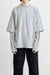 Layered crewneck in medium grey — main image