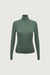 Fine knit turtleneck top in sycamore — main image