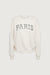 Paris crewneck sweatshirt in birch mulled basil — main image
