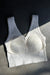 Built-in bra tank top in white — main image