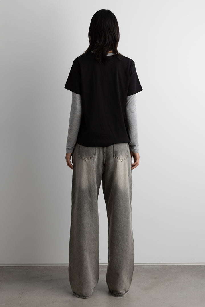 MIDWEIGHT COTTON CREWNECK T-SHIRT