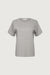 Midweight cotton crewneck t-shirt in medium grey — main image