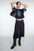 Short sleeve v-neck jersey in navy blazer — main image