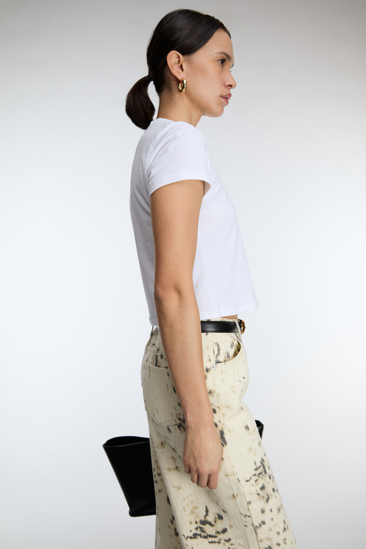 COTTON MODAL SLIM FIT CREWNECK T-SHIRT