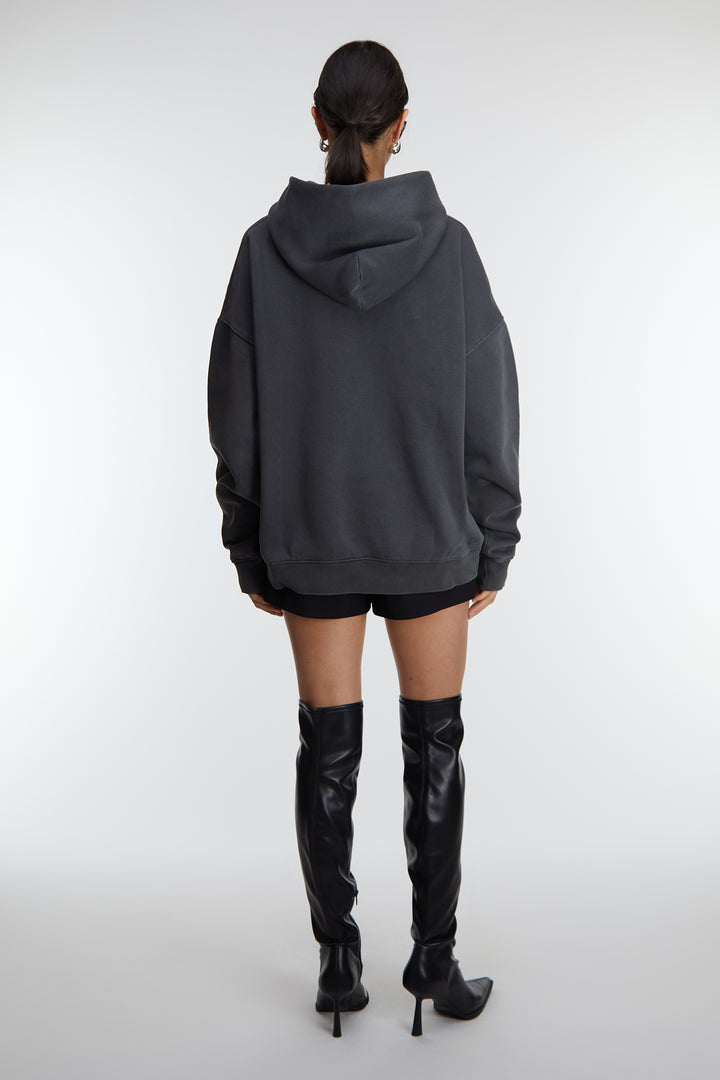 FLEECE STUDIO GRAPHIC PULLOVER HOODIE in GD Vetiver — alternate angle
