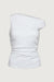 Off the shoulder top in white — main image