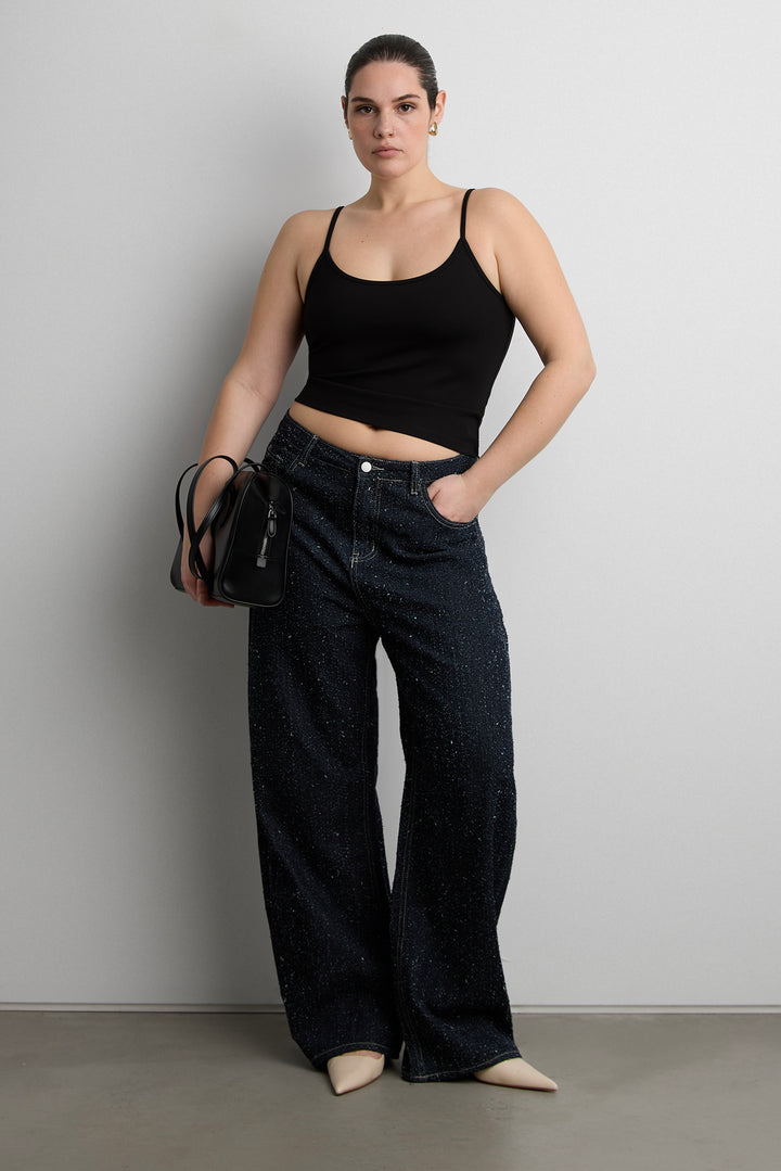 FORM CAMI TANK TOP in Black — alternate angle