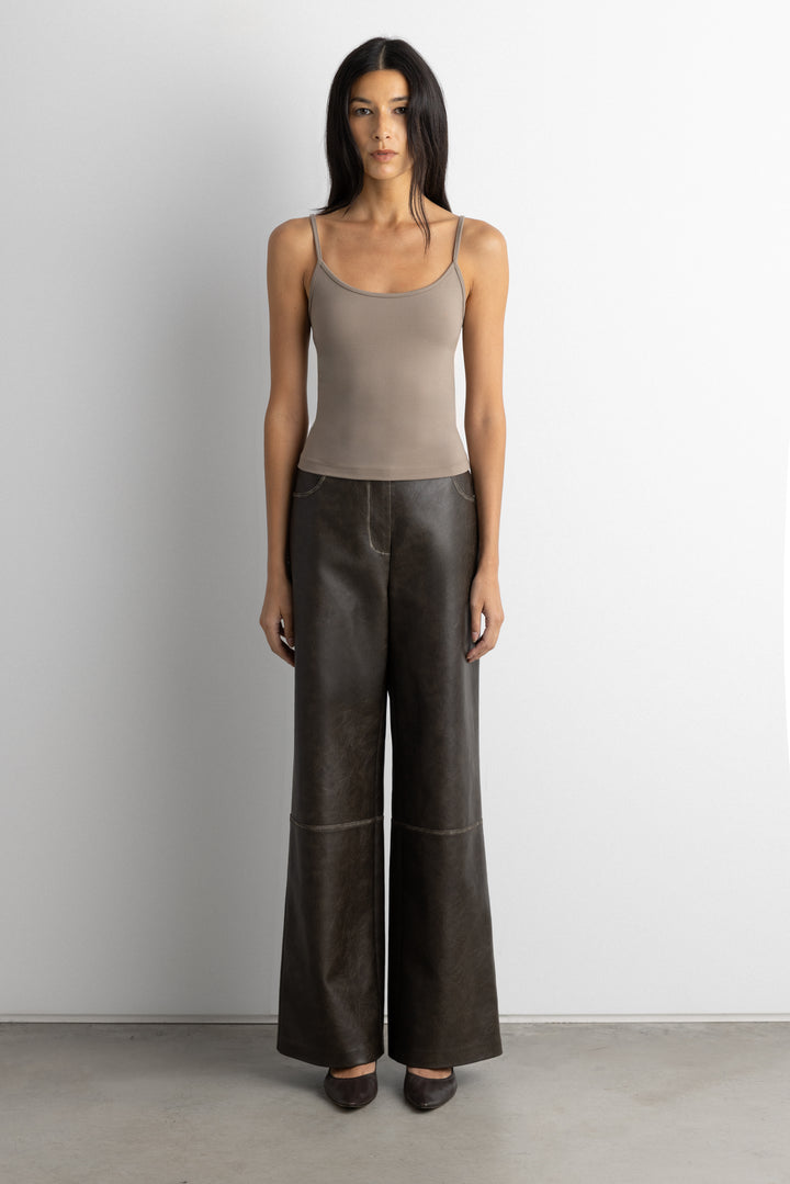 FORM CAMI TANK TOP in Brindle — alternate angle