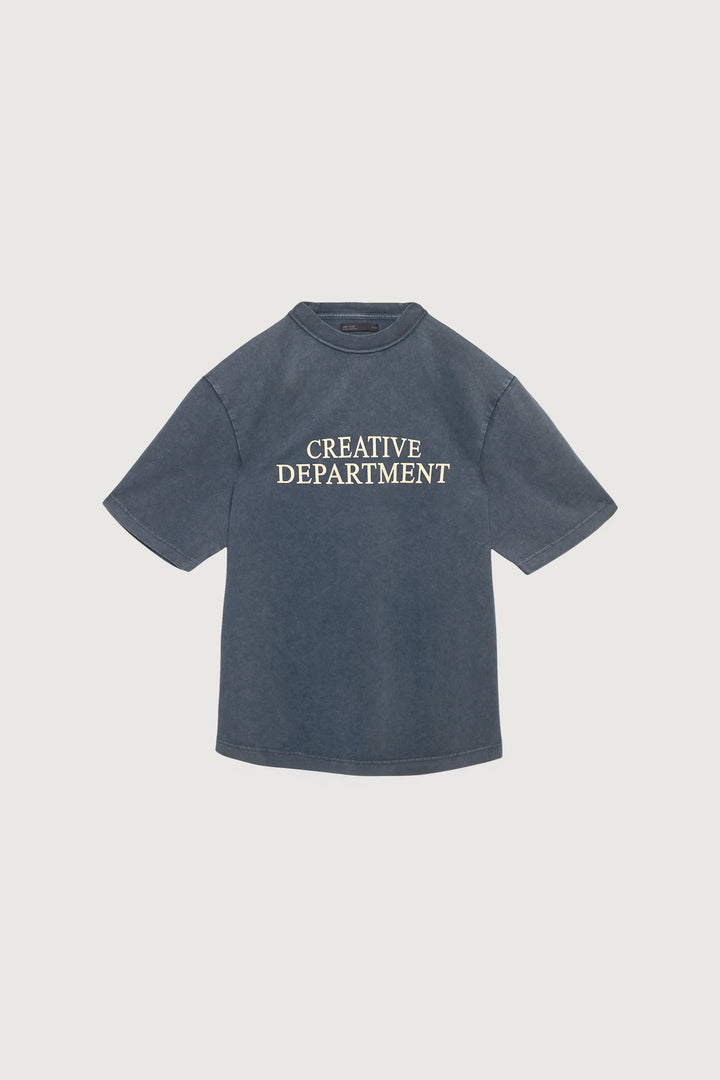 CREATIVE DEPARTMENT GRAPHIC T-SHIRT in Blue Wind — alternate angle