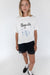 Baguette graphic tshirt in white — main image