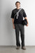 Relaxed boxy bleach sprayed tee in gd grey — main image