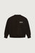 Oversized crewneck sweatshirt in coffee bean — main image