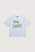 How lucky t-shirt in blue mist — main image