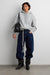 Fleece studio bow graphic hoodie in medium heather grey — main image