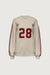 Fleece studio graphic print sweatshirt in birch — main image