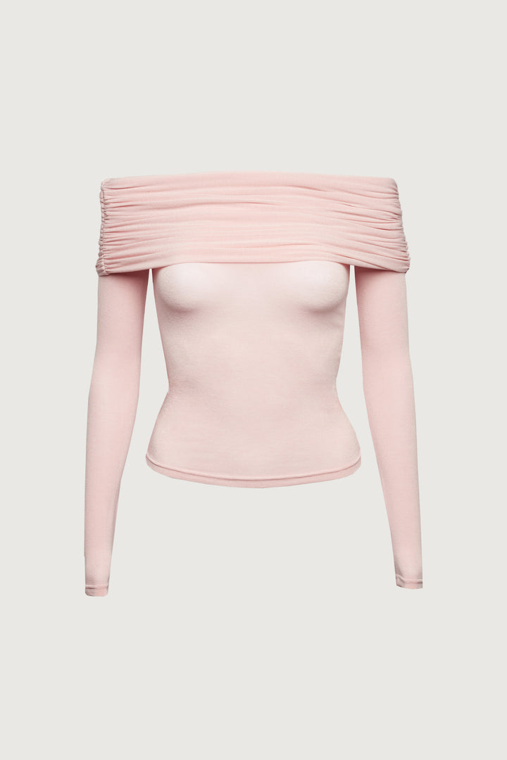 OFF THE SHOULDER FOLD-OVER TOP