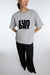 Sunday graphic t-shirt in gray — main image