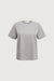 Soft fleece t-shirt in medium grey — main image