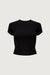 Slim fit t-shirt in black — main image