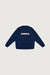 Sunday oversized raglan crewneck fleece sweatshirt in navy blue — main image