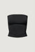 Cropped tube top in black — main image