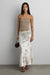 Cropped tube top in desert taupe — main image