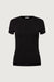 Cotton jersey slim fit t-shirt in black — main image