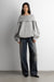 Slouchy oversized hoodie in medium grey — main image