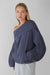 Slouchy oversized hoodie in odyssey grey — image