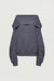 Slouchy oversized hoodie in odyssey grey — main image