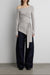 Multi way wrap top in light gray — main image
