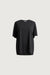 Crew neck t-shirt in charcoal — main image