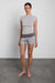 Slim fit raglan t-shirt in gray — main image