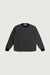 Striped crew neck t-shirt in black — main image