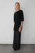 Oversized crewneck t-shirt in black — main image