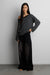 Striped long sleeve in dark gray stripe — main image