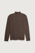 Turtleneck top in walnut — main image