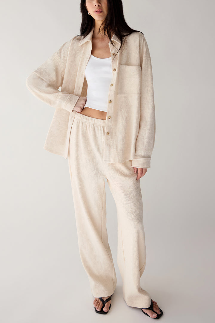 OVERSIZED KNIT SHIRT