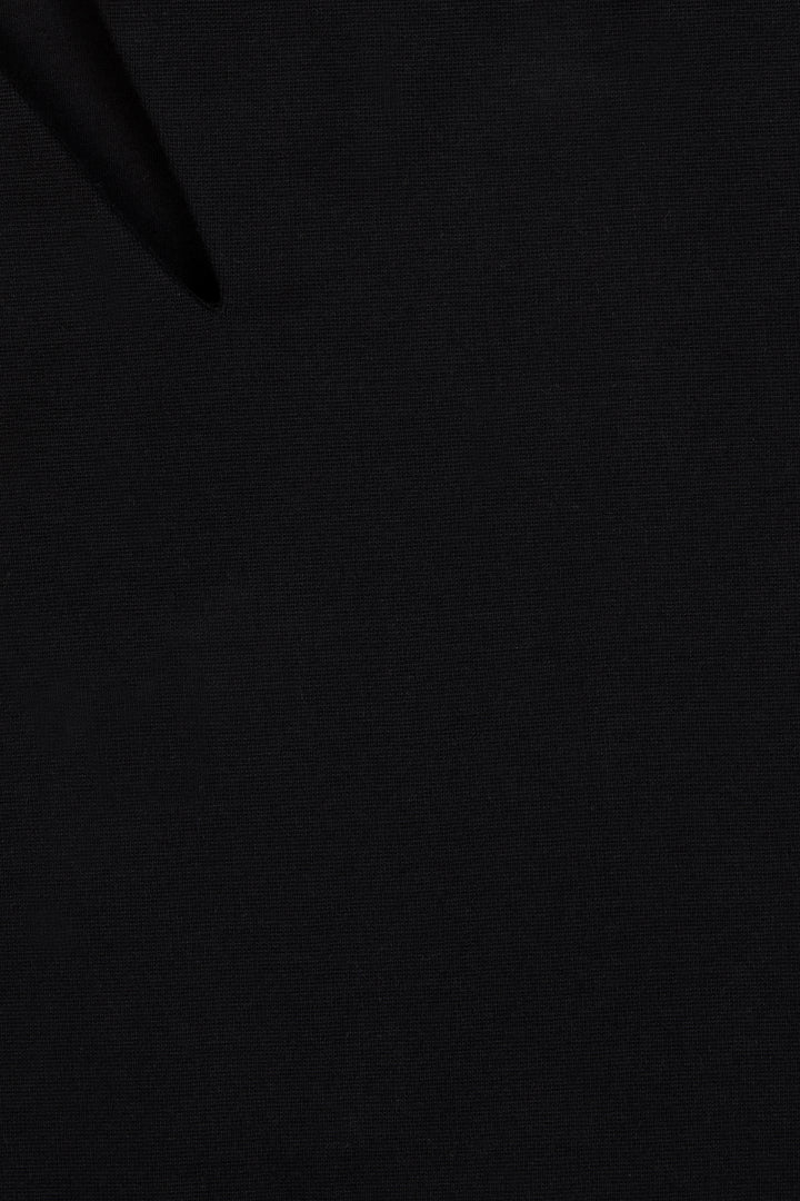 MOCKNECK WITH SLIT in Black — alternate angle