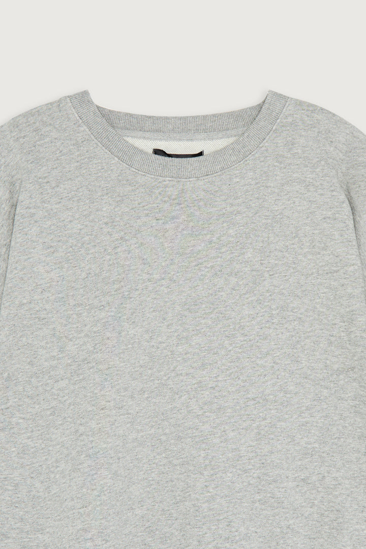 CREWNECK SWEATSHIRT in Dark Heather Grey — alternate angle