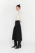 Turtleneck top in oatmeal — main image